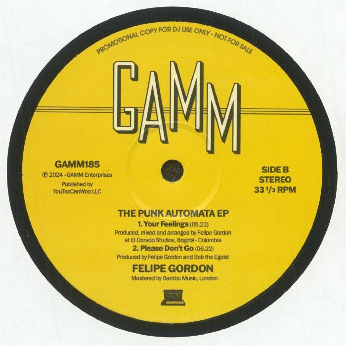 Felipe Gordon ‎/ The Punk Automata EP