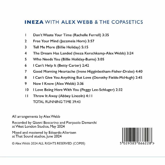 INEZA with THE ALEX WEBB & THE COPASETICS - Women's Words: Sisters' Stories