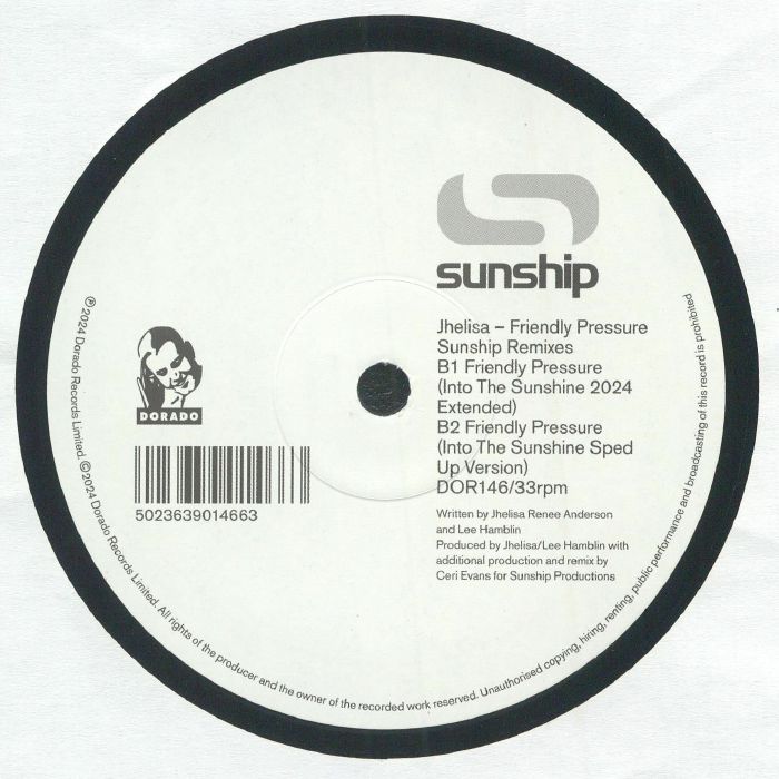 JHELISA - Friendly Pressure (Sunship remixes)