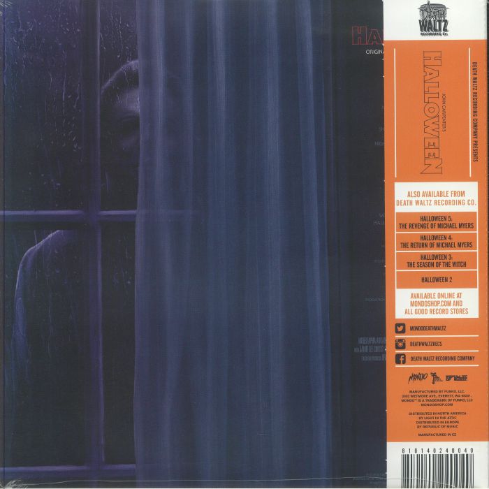 CARPENTER, John - Halloween (40th Anniversary Edition)