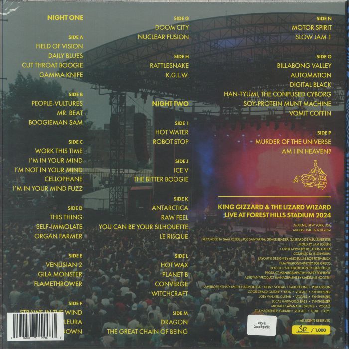 KING GIZZARD & THE LIZARD WIZARD - Live At Forest Hills Stadium 2024