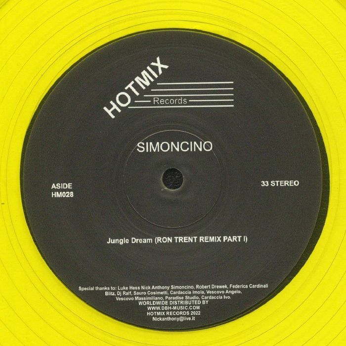 Simoncino / Jungle Dreams (Ron Trent Remixes) Simoncino / Jungle Dreams (Ron Trent Remixes)
