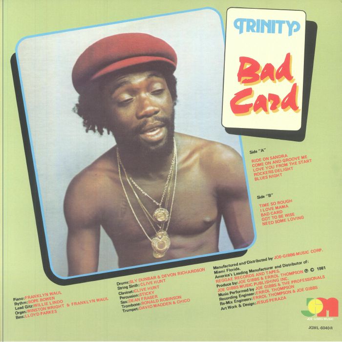 TRINITY - Bad Card (reissue)