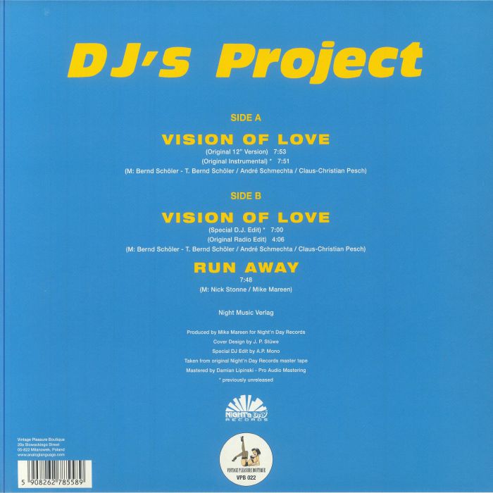 DJ'S PROJECT - Vision Of Love