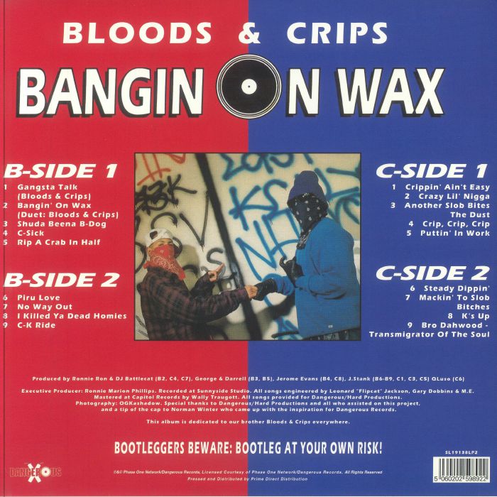 BLOODS & CRIPS - Bangin On Wax (Record Store Day Black Friday RSD