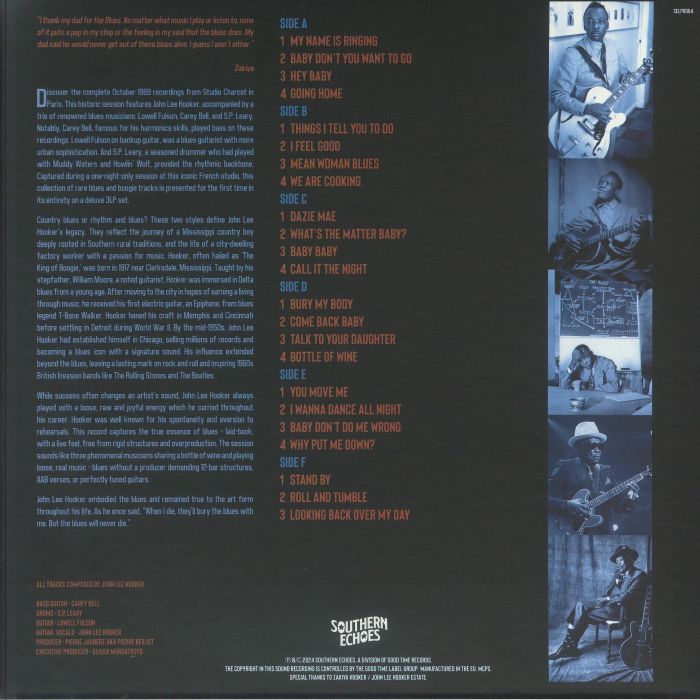 HOOKER, John Lee - The Charcot Sessions (Deluxe Edition) (Record Store Day Black Friday RSD 2024)