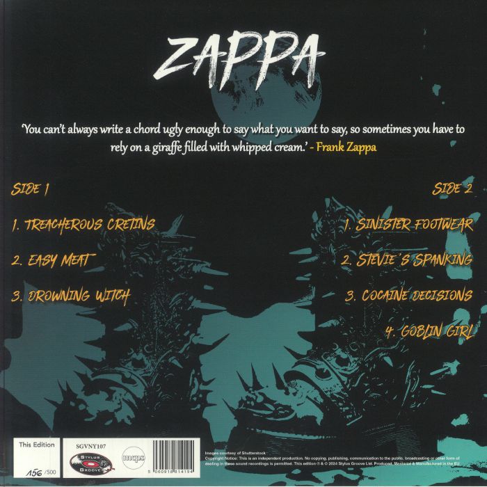 ZAPPA, Frank - Sinister Footwear