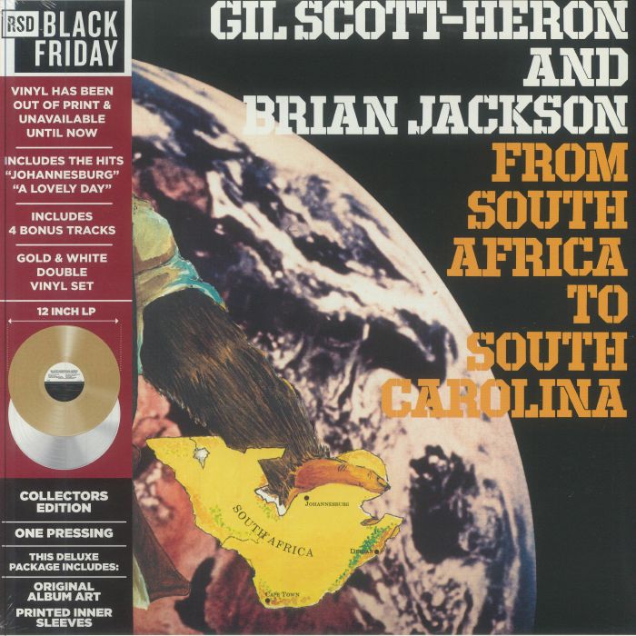 SCOTT HERON, Gil/BRIAN JACKSON - From South Africa To South Carolina (Record Store Day Black Friday RSD 2024)