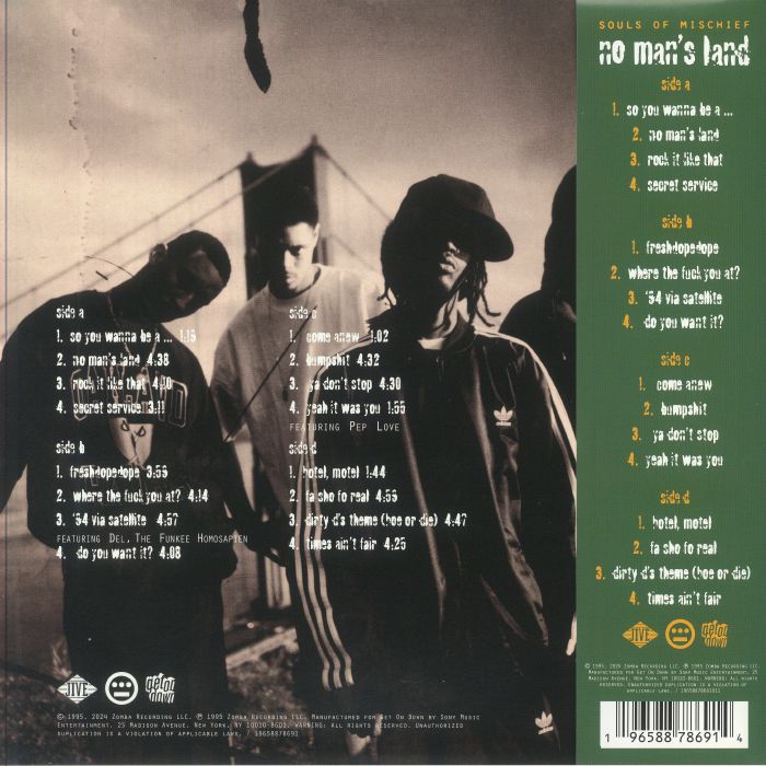 SOULS OF MISCHIEF - No Man's Land (Record Store Day Black Friday RSD 2024)