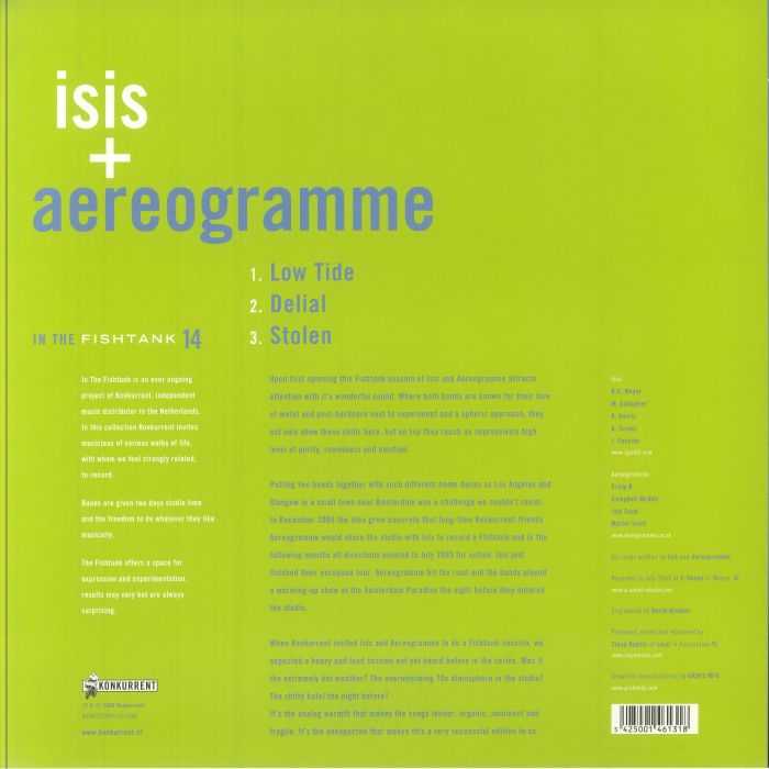 ISIS/AEREOGRAMME - In The Fishtank 14 (reissue)