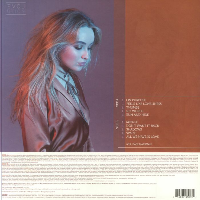 CARPENTER, Sabrina - Evolution