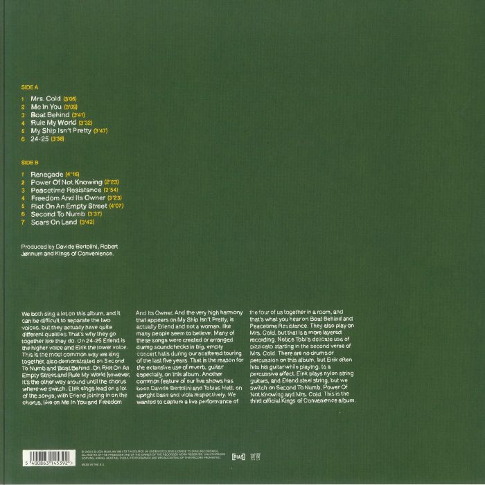 KINGS OF CONVENIENCE - Declaration Of Dependence (reissue)