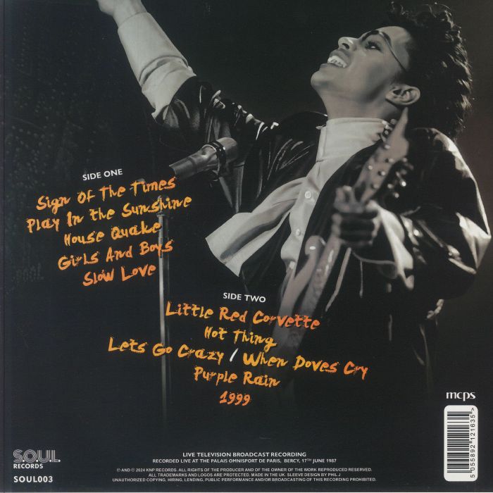 PRINCE - Hot Thing: Live Television Broadcast Recording