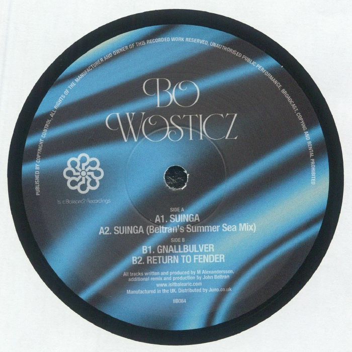WOSTICZ, Bo - Suinga EP (inc John Beltran mix)