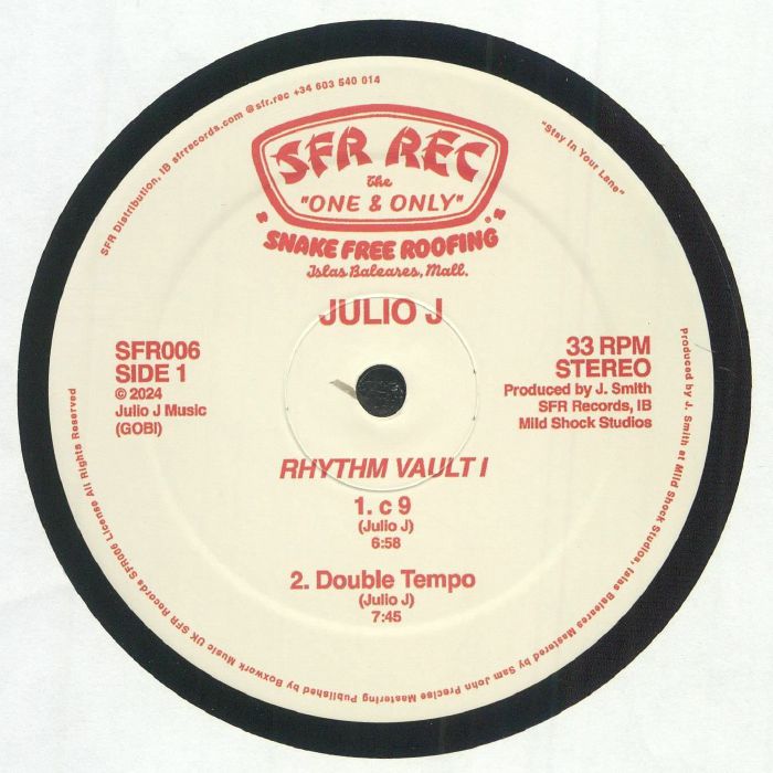 JULIO J - Rhythm Vault I
