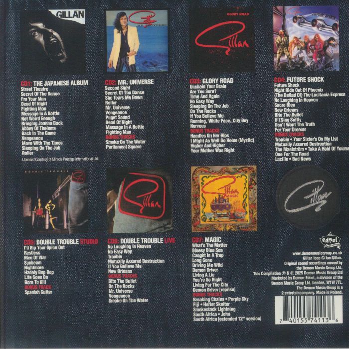 GILLAN - 1978-1982 box set