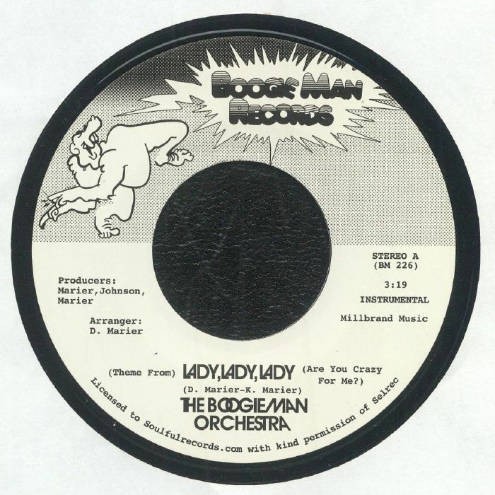 BOOGIE MAN ORCHESTRA, The - Lady, Lady, Lady (Are You Crazy For Me) (reissue)