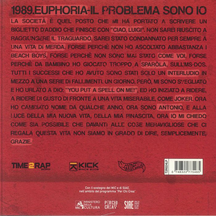 1989 - Euphoria: Il Problema Sono Io