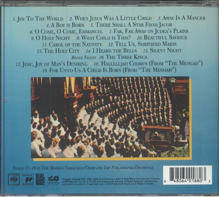 MORMON TABERNACLE CHOIR, The - Sings Christmas Carols (Expanded Edition)