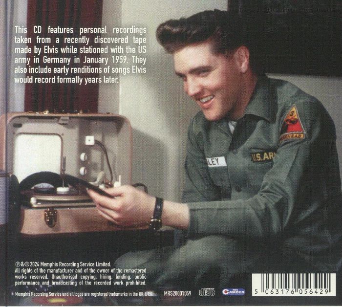 PRESLEY, Elvis - Made In Germany: Private Recordings
