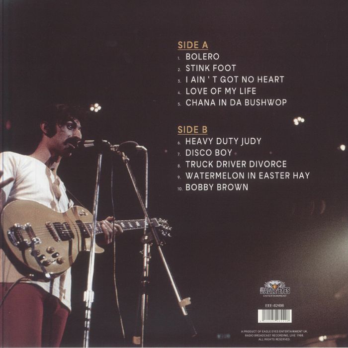 ZAPPA, Frank - Bobby Brown: Live 1988