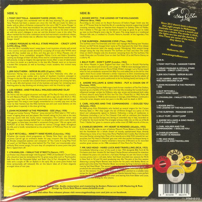 VARIOUS - Slow Grind Fever Vol 12: Adventures In The Sleazy World Of Popcorn Noir