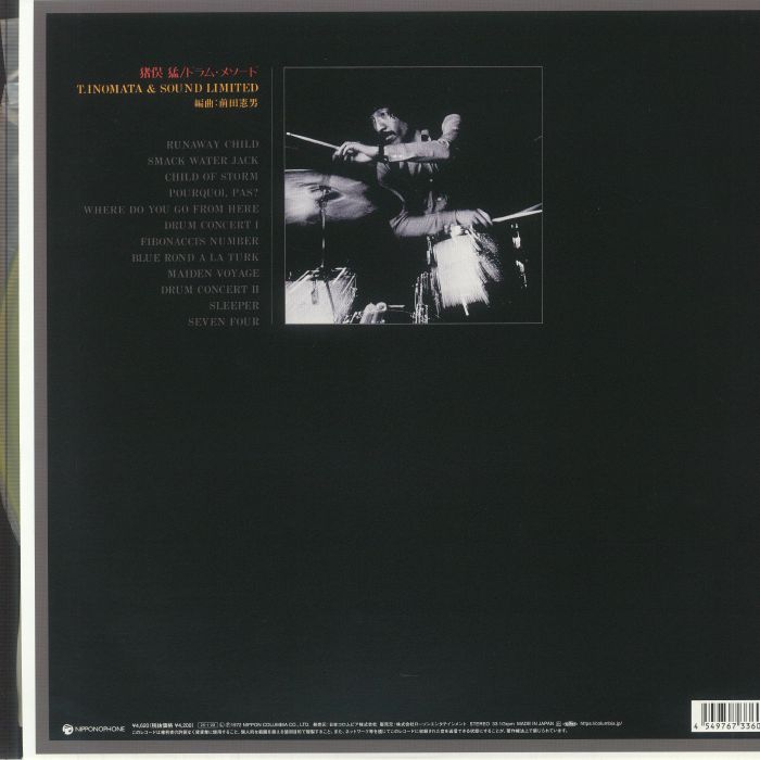 INOMATA, Takeshi - Drum Method (reissue)