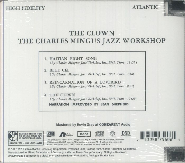 MINGUS, Charles - The Clown