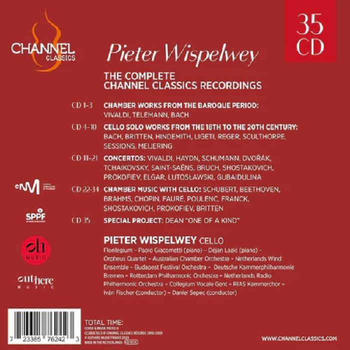 WISPELWEY, Pieter - The Complete Channel Classics Recordings
