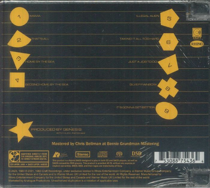 GENESIS - Genesis (remastered) CD at Juno Records.
