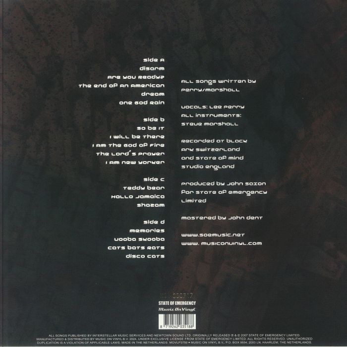 PERRY, Lee Scratch - The End Of An American Dream