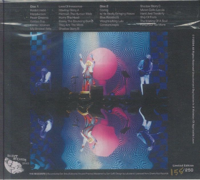 RESIDENTS, The - Shadowland: Live In Fribourg Switzerland