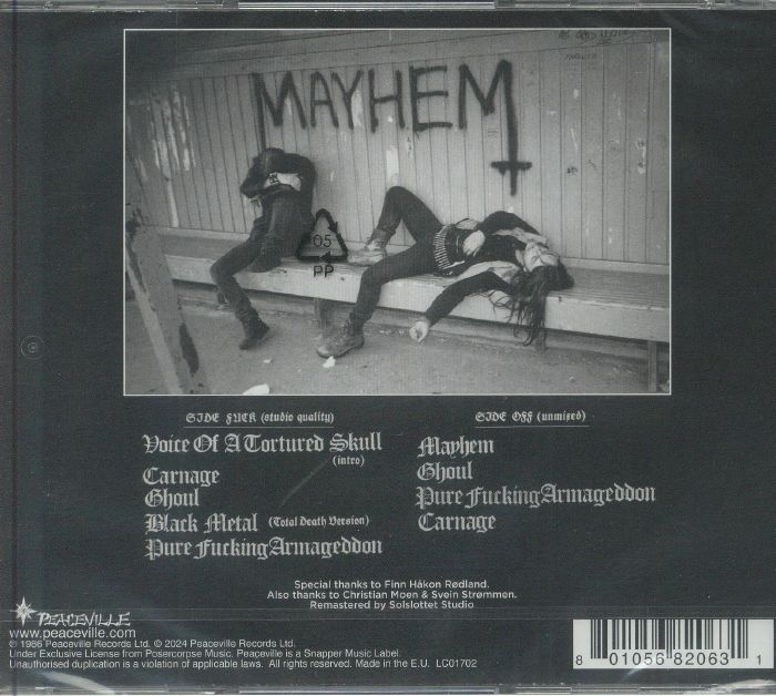 MAYHEM - Pure Fucking Armageddon Demo (reissue)