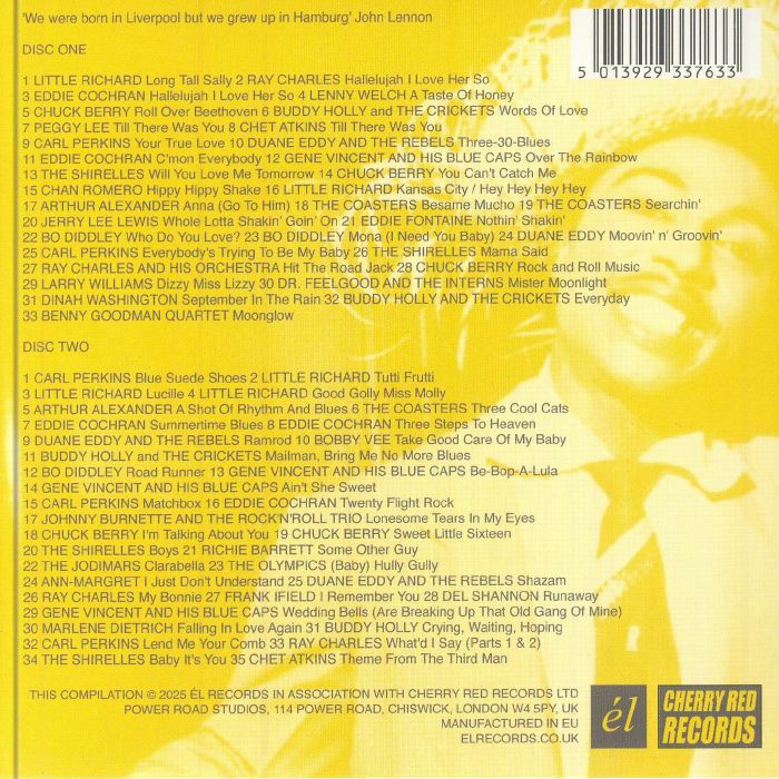 VARIOUS - The Hamburg Repertoire: The Original Classic Recordings Of Songs Performed By The Beatles Onstage In Hamburg