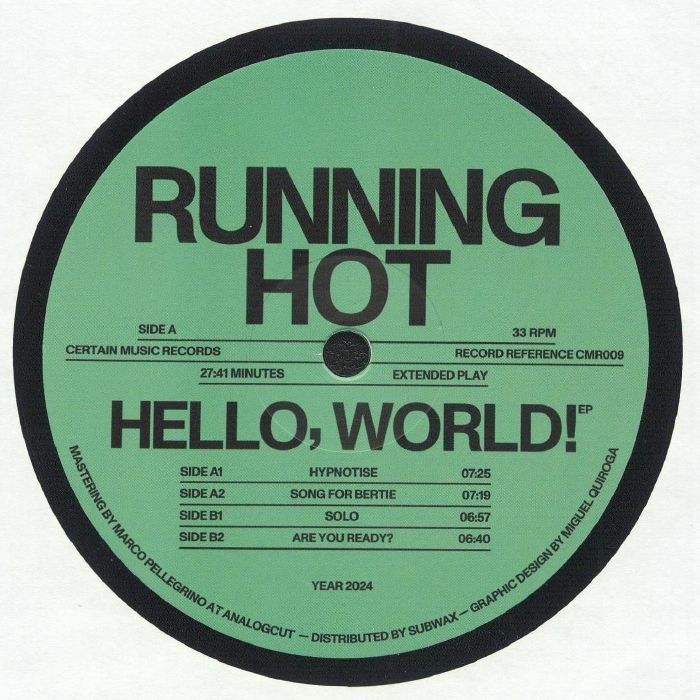RUNNING HOT - Hello World!