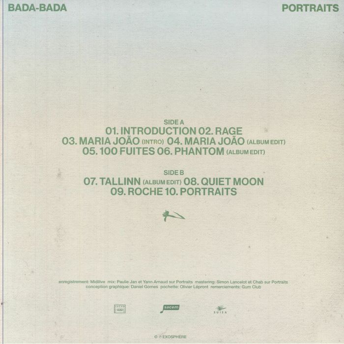 BADA BADA - Portraits Vinyl at Juno Records.