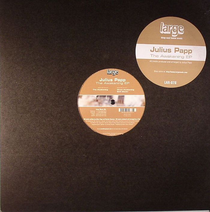 Julius Papp – The Awakening EP vinyl cover