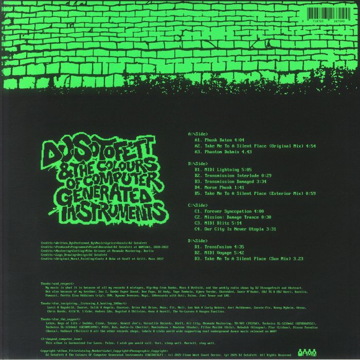 DJ SOTOFETT - DJ Sotofett & The Colours Of Computer Generated Instruments