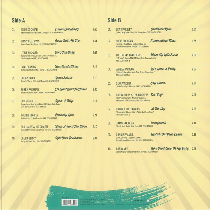 VARIOUS - 50s Rock'n'Roll Hits Vol 1