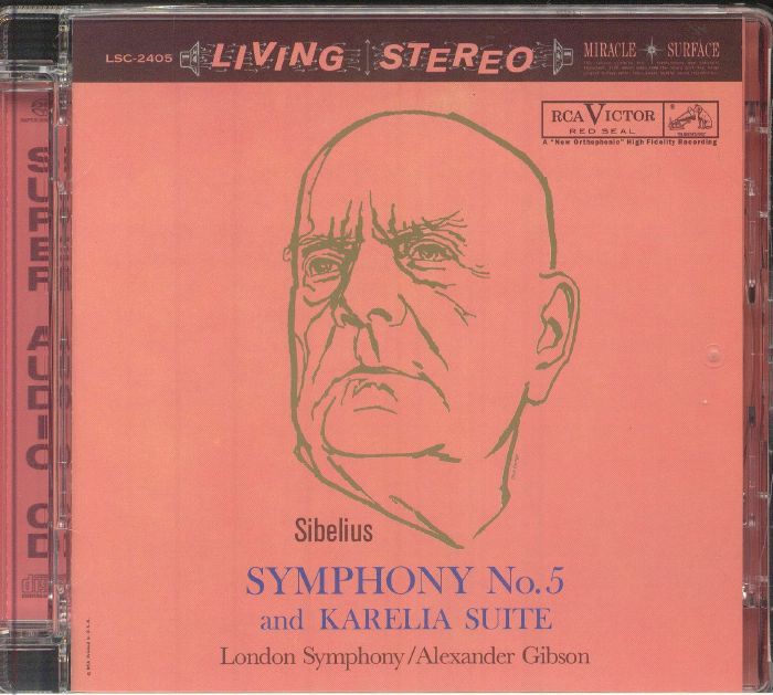SIBELIUS, Jean/ALEXANDER GIBSON/LONDON SYMPHONY - Symphony No 5 & Karelia Suite