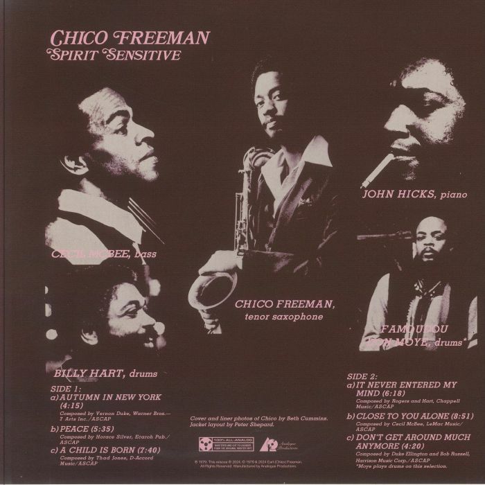 Chico FREEMAN - Spirit Sensitive (reissue) (B-STOCK) Vinyl at Juno Records.