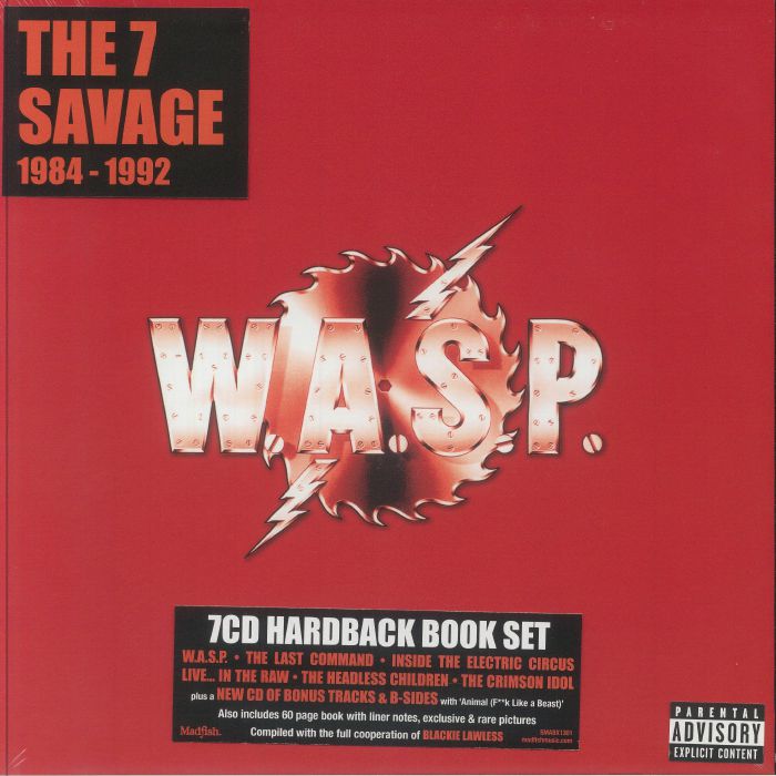 【7枚組】W.A.S.P./7 Savage: 1984-1992 WASP - The 7 Savage 1984-1992 CD at Juno Records.
