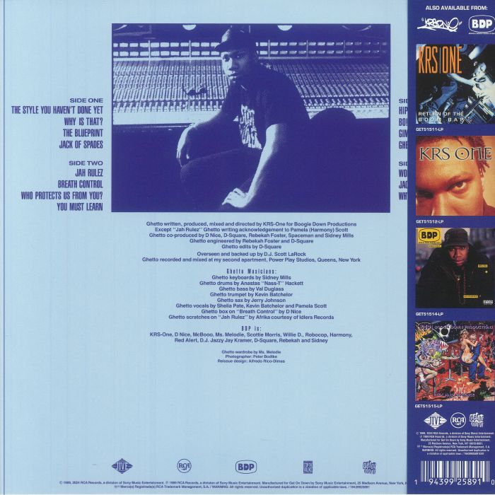 BOOGIE DOWN PRODUCTIONS - Ghetto Music: The Blueprint Of Hip Hop