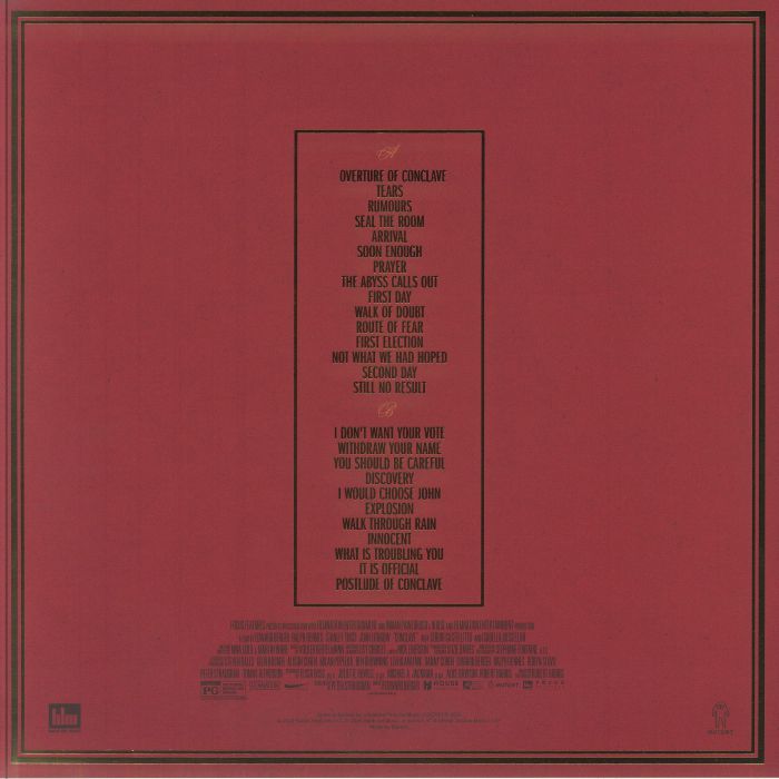 BERTELMANN, Volker - Conclave (Soundtrack)