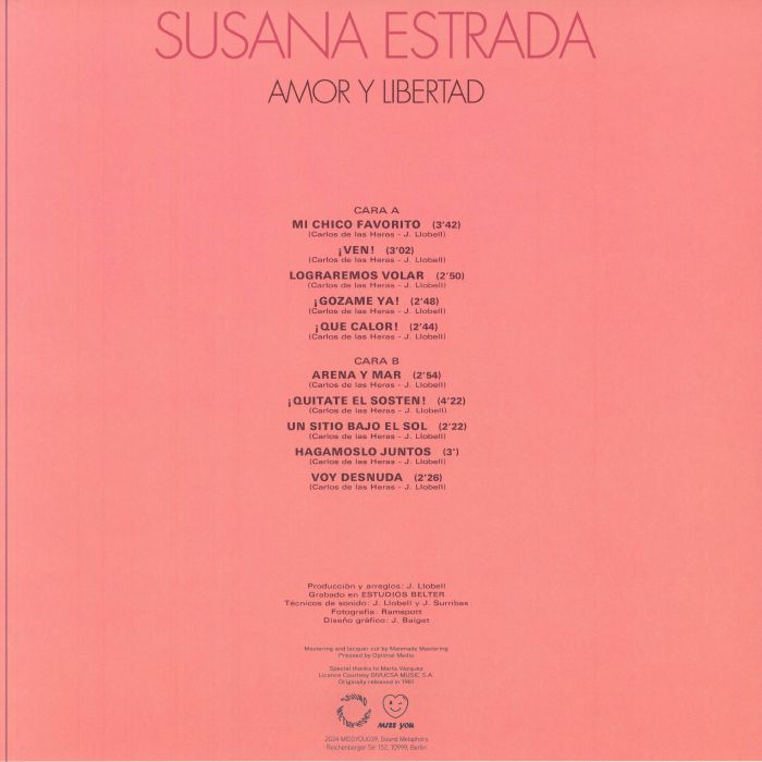 ESTRADA, Susana - Amor Y Libertad (remastered)