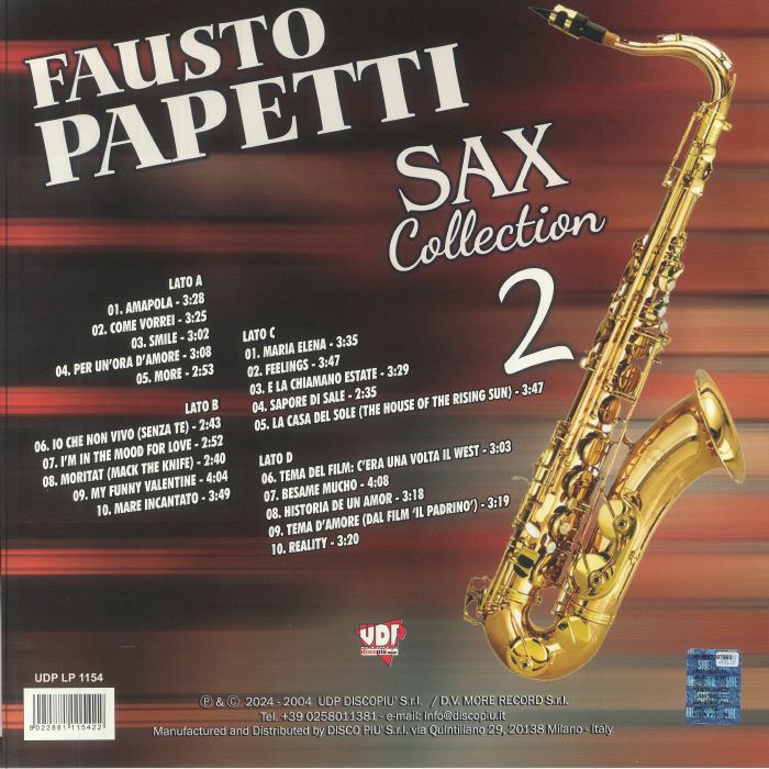 PAPETTI, Fausto - Sax Collection 2