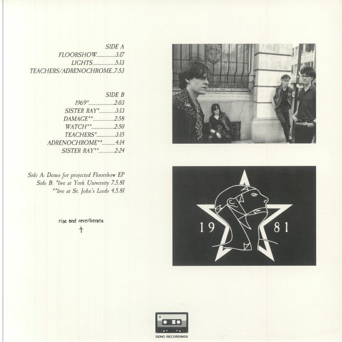 SISTERS OF MERCY, The - Gary Marx Demo 1981