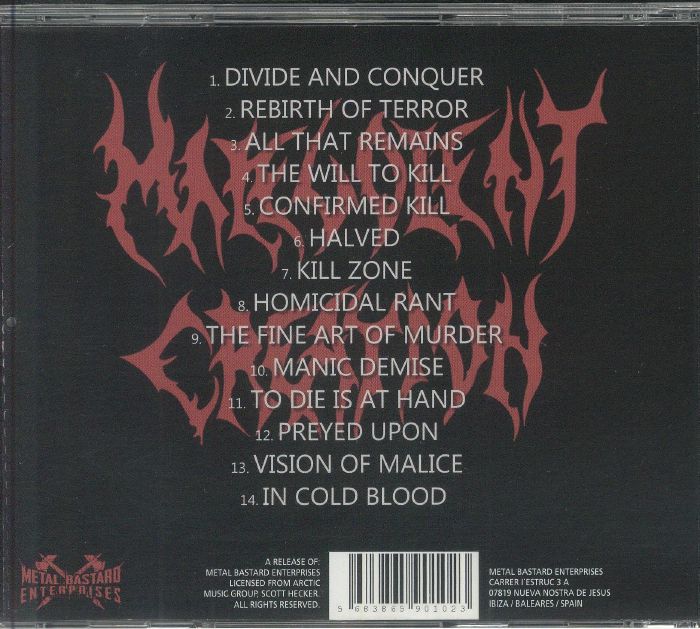 MALEVOLENT CREATION - Memories Of A Beast