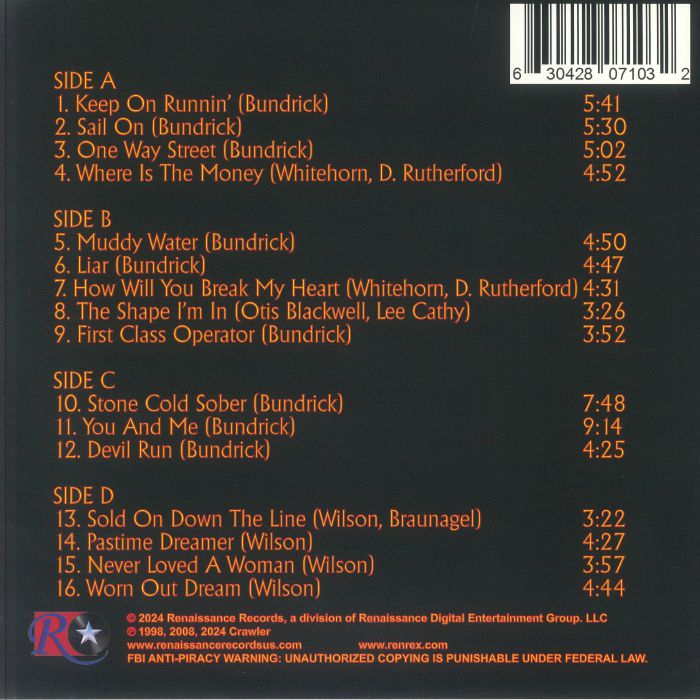 CRAWLER - Live Snakes (reissue)