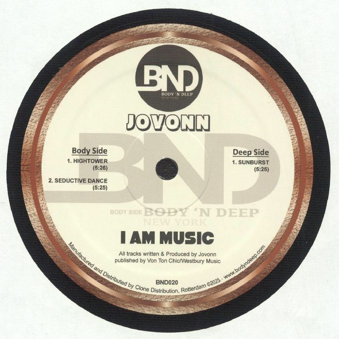 Jovonn / I Am Music Jovonn / I Am Music